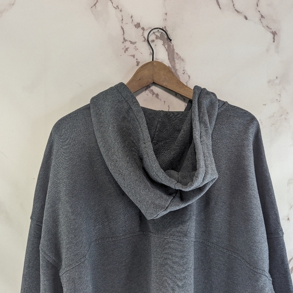 Everlane Sweatshirt Womens XL Dark Gray The Track Hoodie Fill Zip Jacket… - Picture 8 of 15